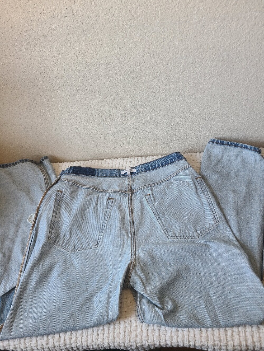 Re/Done 90s Crop Low Slung Jeans Women's Size 31 - Picture 13 of 16